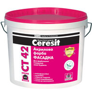 Краска акриловая Ceresit СТ42 База 10л