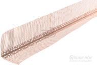 Уголок ПВХ перфориванный с сеткой 2,5м