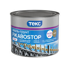 Эмаль-грунт ТЕКС РЖАВОСТОП 3 в 1 коричневая ТЕКС 2кг