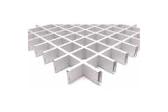 Профиль нижний Грильято 40/200х200 белый