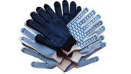 Перчатки трикотажные СТАЛЬ с пвх Волна 