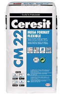 Клей для плитки Ceresit CM 22 Mega format flexible 25 кг