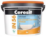 Краска интерьерная шелковисто-матовая Ceresit IN56 База А 1л