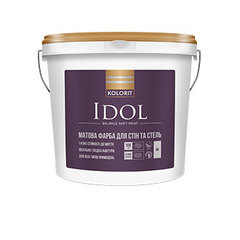 Краска интерьерная Колорит Idol база А 4,5л