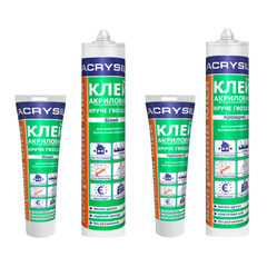 Клей монтажный акриловый LACRYSIL Круче гвоздей белый 280мл