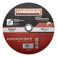 Круг отрезной по металлу Haisser 230х2,0х22,2