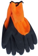 Перчатки СТАЛЬ оранжево-черные латекс