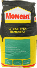 Штукатурка цементная Момент 25 кг