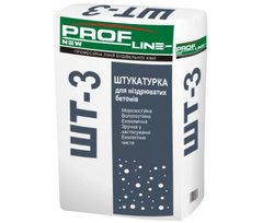 Смесь штукатурная для газо-пенобетона Profline ШТ-3 25кг