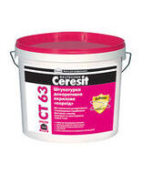 Штукатурка декоративная акриловая "короед" 3мм база Ceresit СТ63 25кг
