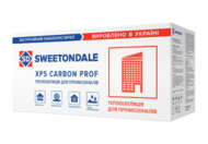 Экструдированный пенополистирол Sweetondale CARBON PF (Г1) 1180х580х50мм