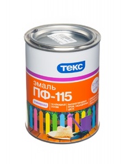 Эмаль ТЕКС ПФ-115 коричневая 0,9кг