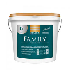 Краска интерьерная Kolorit Family базис А 0,9л