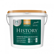 Краска интерьерная Kolorit History, базис А 9л