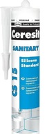Герметик силиконовый Ceresit CS 15 санитарный прозрачный 280 мл
