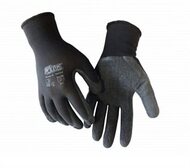 Перчатки трикотажные Werk с латекс.покр. черные